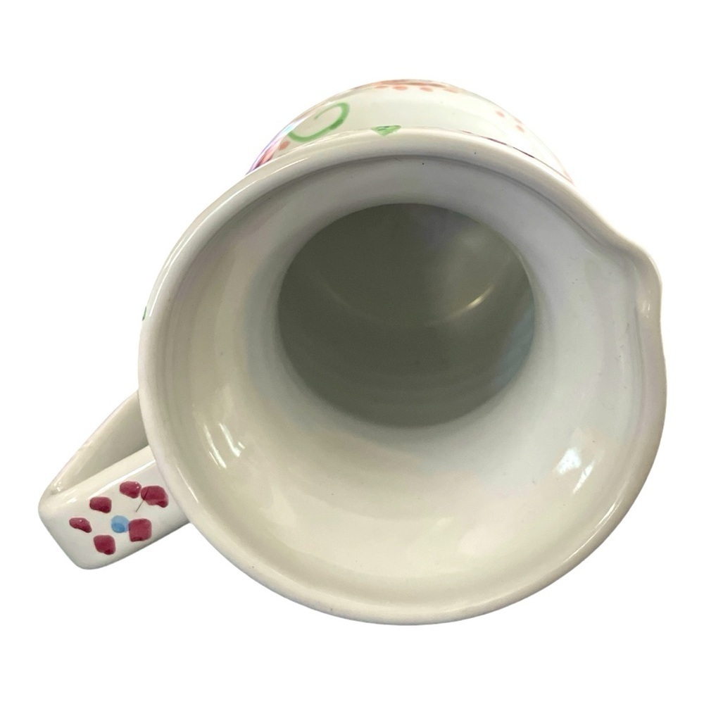Vintage Taste Setter by Sigma Italian Hand Painted Tabby Cat Pitcher Water Cream - Picture 7 of 10